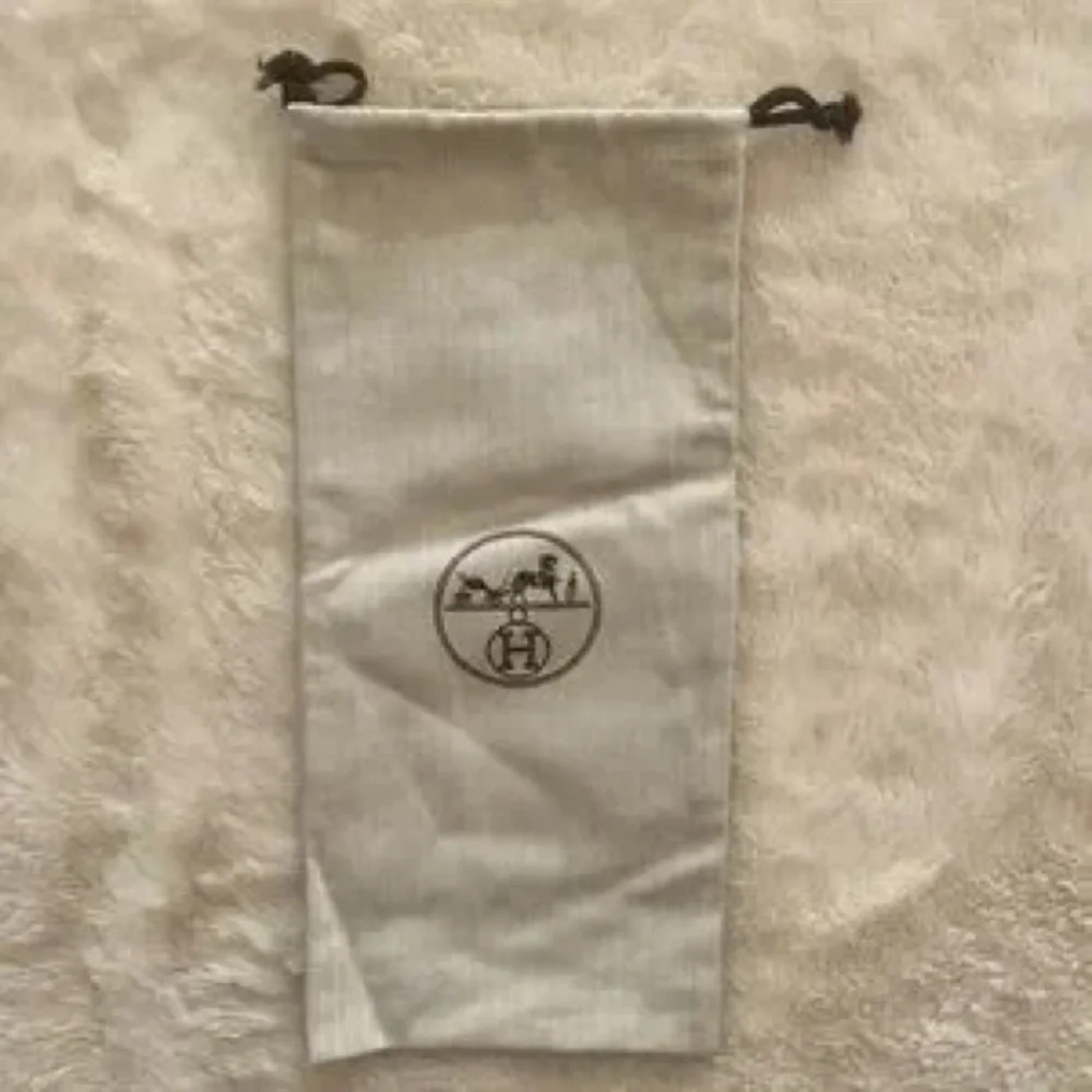 Hermès Mini Drawstring Classic Beige Brown Dust Bag